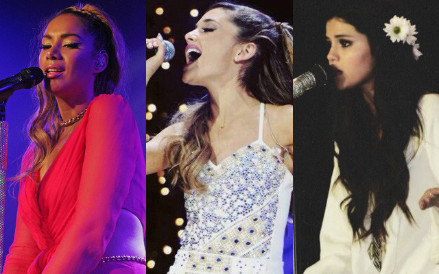 leona lewis&ariana grande&selena gomez