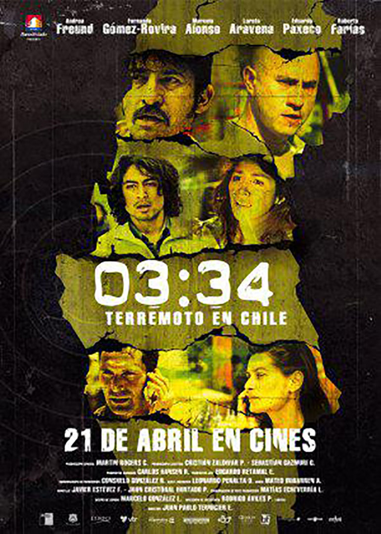 智利大地震03:34 earthquake in chile;03:34 terremoto en chile电影