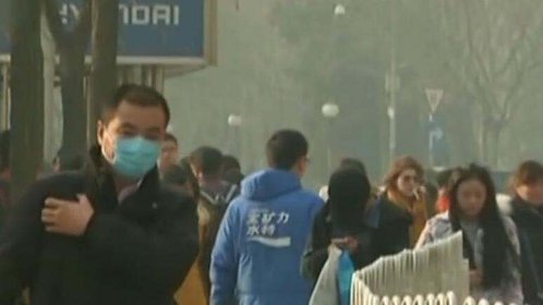 直击雾霾锁北京京城各处地标难辨真容_高清