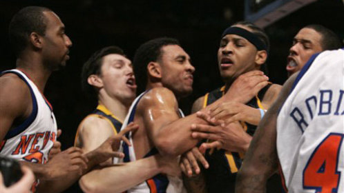 全景NBA_NBA历史打架合集_血腥慎入！NBA十大打架冲突时刻_高清