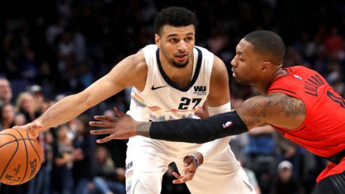 NBA集锦约基奇内线统治力尽显连续妙传与暴扣引爆球迷热情