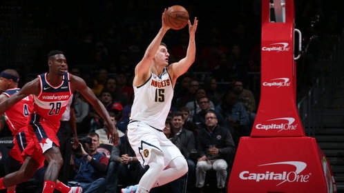 NBA集锦约基奇关键时刻连续得分助掘金锁定胜局