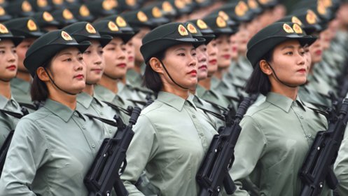 [中华人民共和国成立70周年]空军方队_高清