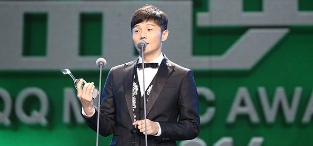 李荣浩荣获"最受欢迎内地男歌手"奖