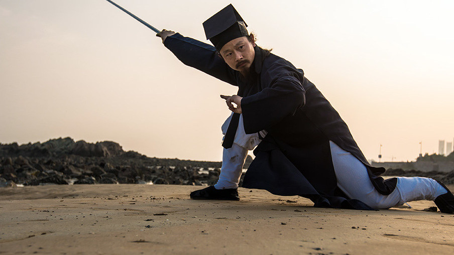 陈师行飞檐走壁 堪称武当轻功第一人_功夫搏击_腾讯视频