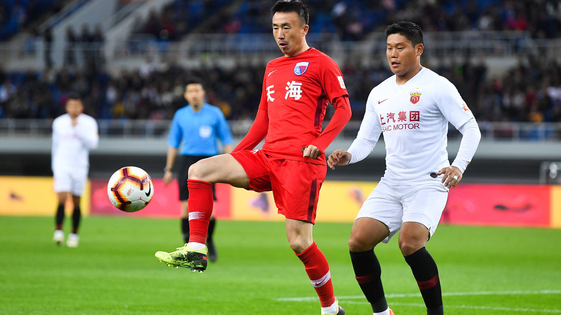 【战报】华夏0-1不敌国安 张玉宁破门国安豪取6连胜_腾讯中超_腾讯