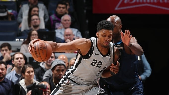 【原声回放】马刺vs森林狼第1节 盖伊突破战斧劈扣_nba全场回放_腾讯