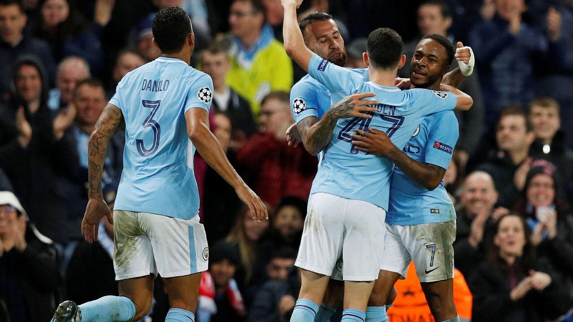 【回放】17/18欧冠小组赛第5轮:曼城vs费耶诺德 下半场_曼彻斯特城