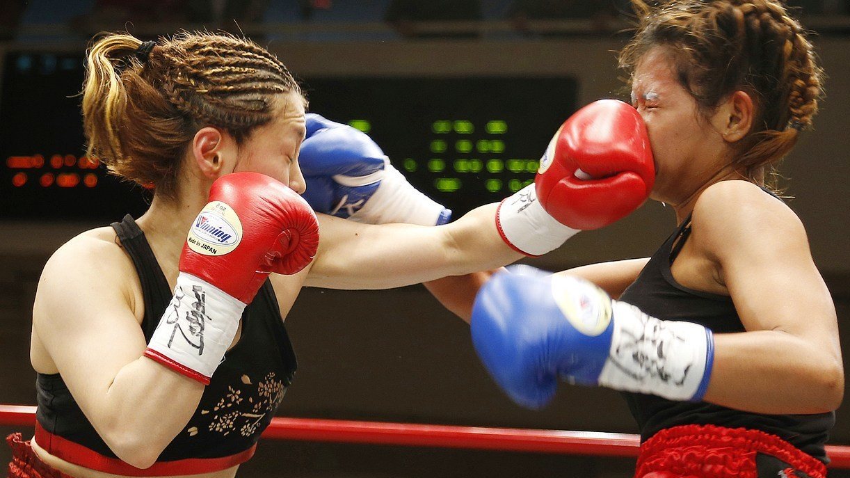 Girls shaving japan female boxing movie pissing