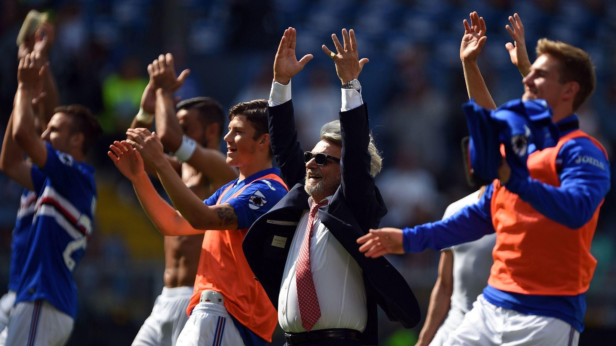 17/18意甲第6轮:桑普多利亚2-0ac米兰