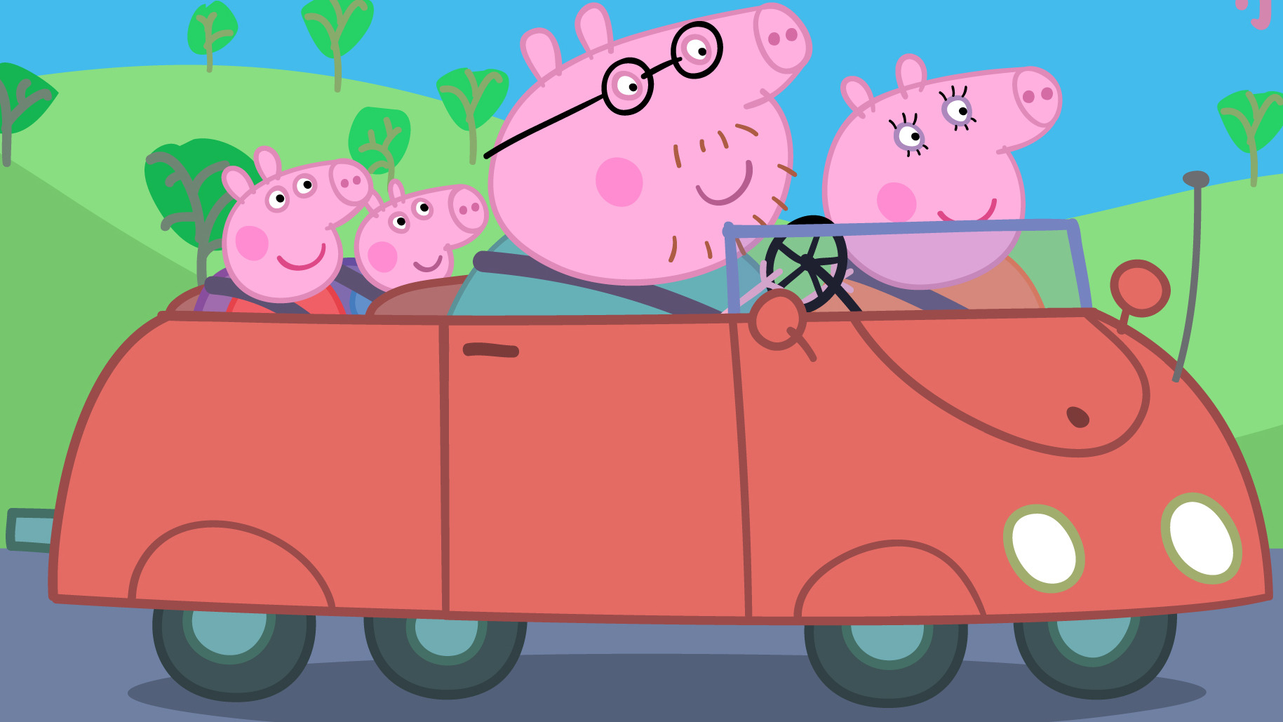 在汽车的两头猪 向量例证. 插画 包括有 查找, 男朋友, 驱动, 设计, 旅途, 婴孩, 马达, 看板卡 - 43297583