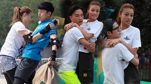 真心英雄2015》第11期:张杰变"葫芦娃"吐火 被容祖儿推倒吃豆腐_综艺