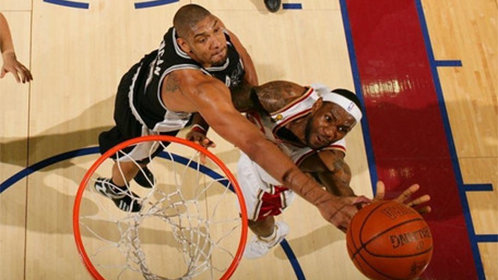 nba总决赛回放马刺vs骑士第1节詹皇钉板大帽帕克