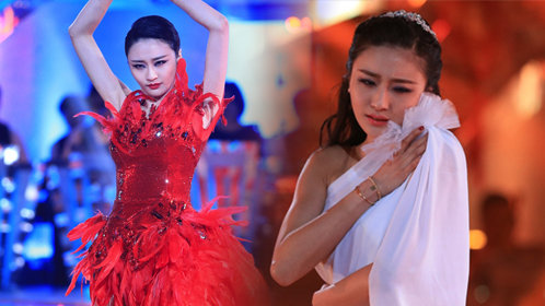 《东方卫视与星共舞》【白裙秀电臀】陈冰超性感服装凸显完美身材 与