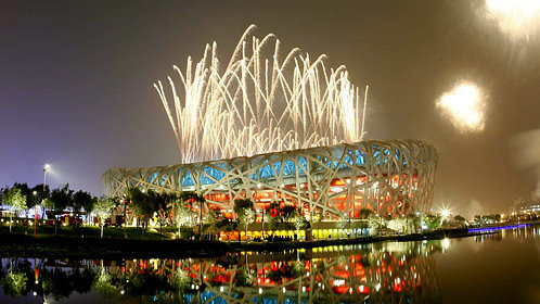 奥运资讯回顾悉尼奥运会开幕式水中点燃圣火