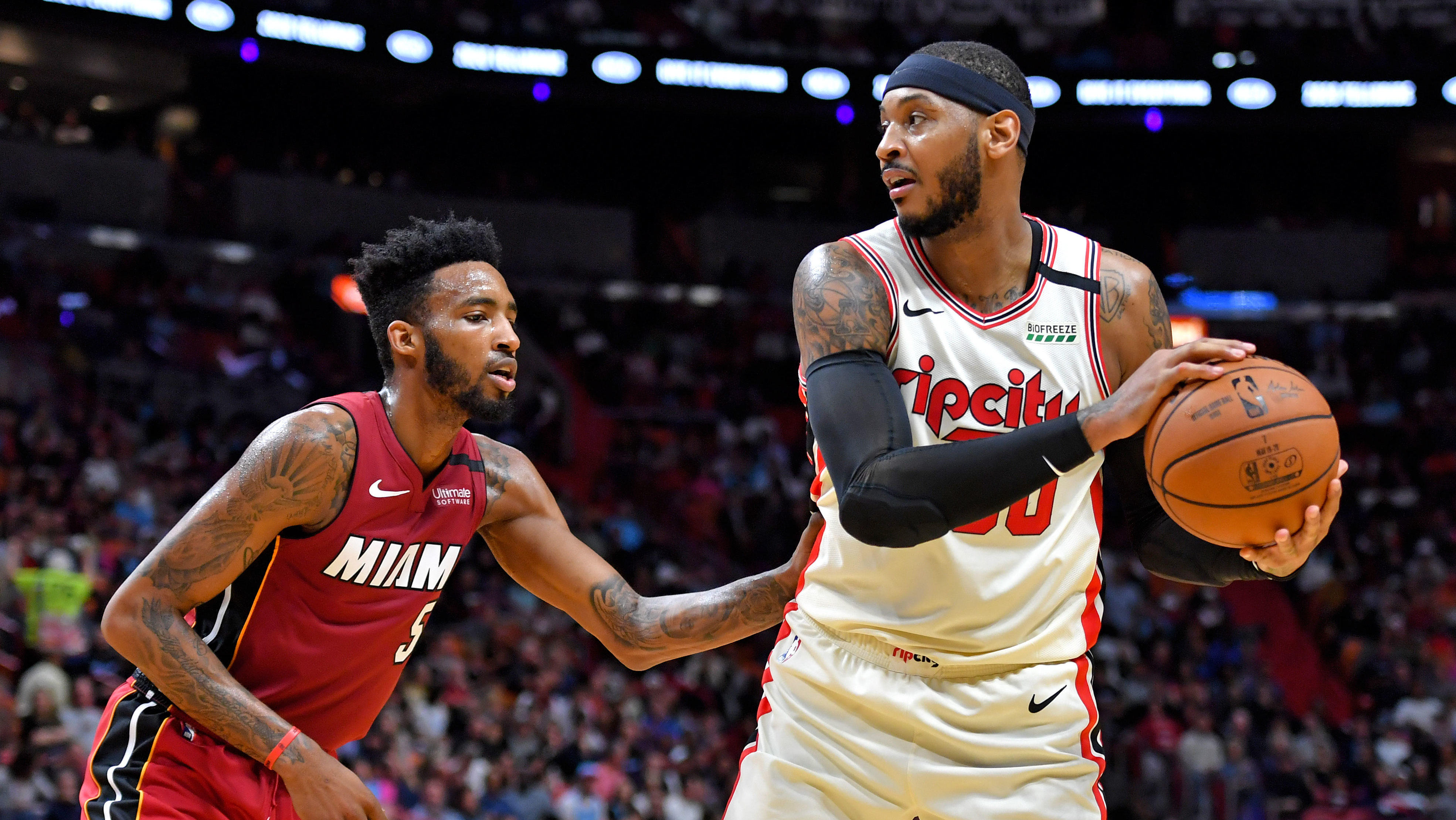 【原声回放】开拓者vs热火第1节 纳恩一打四完成2 1_nba全场回放_腾讯