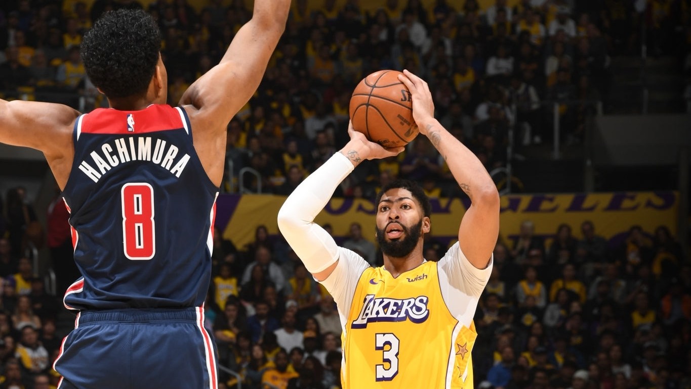 【原声回放】奇才vs湖人第1节 浓眉大秀扣篮_奇才vs湖人 原声回放