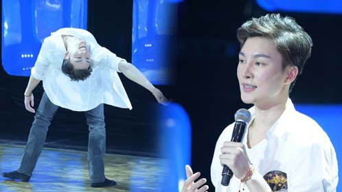 中国好男儿第二期杨帅只穿内裤性感演绎现代舞