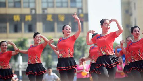 糖豆广场舞课堂《太湖美》双人古典舞柔美表演_高清1080p在线观看平台