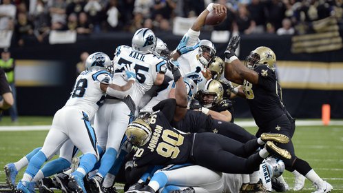 nfl集锦黑豹2631圣徒麦卡弗雷雪中送炭贝尔关键擒杀定格比赛