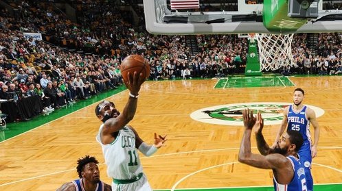 NBA全场集锦_费城97-108凯尔特人_【得分】一身好武艺！欧文空中大拉杆上反篮_高清1080P在线观看平台_腾讯视频