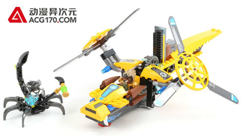 动漫异次元 乐高lego气功传奇 70229金狮部落战斗军团