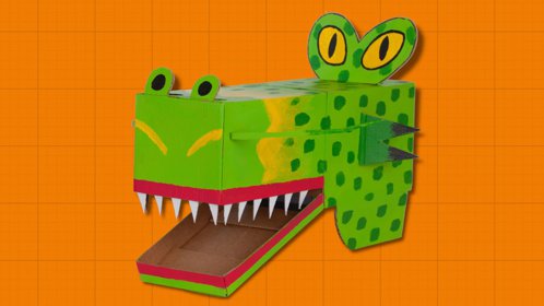 百变纸箱王手工绘画第58话